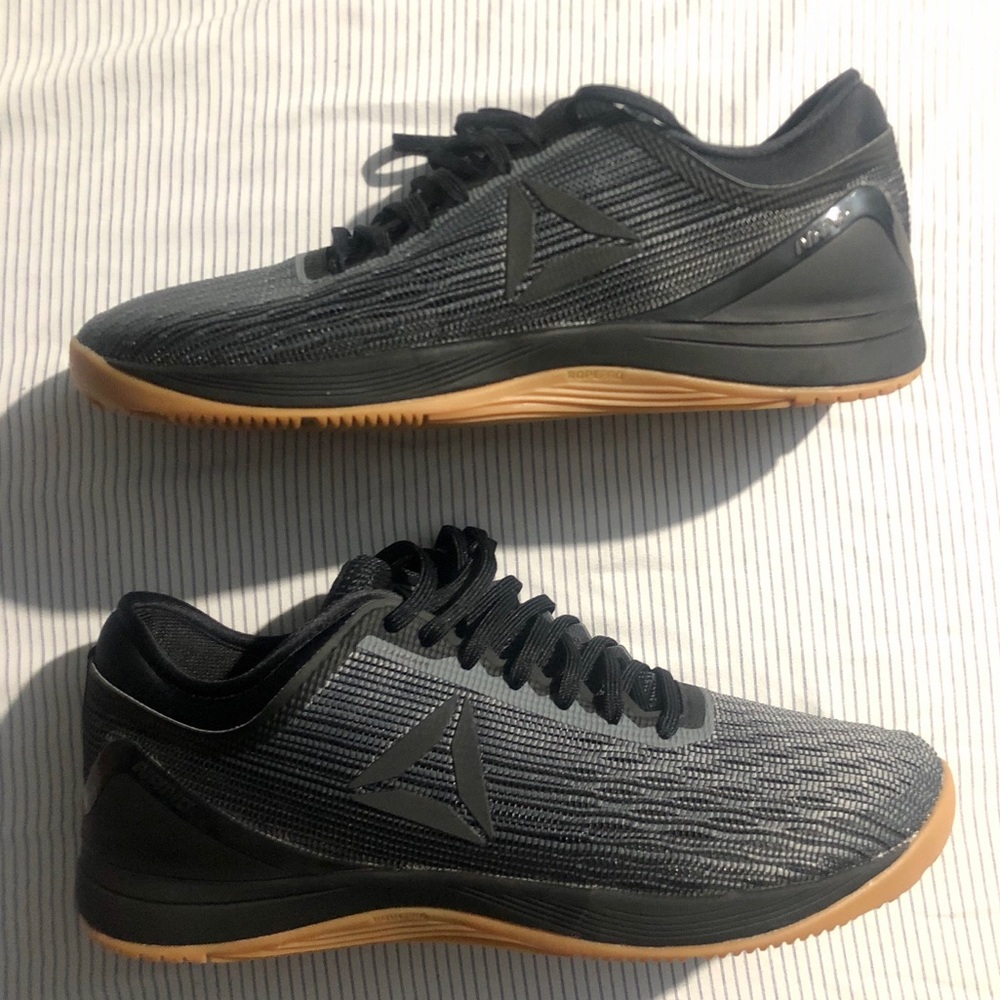 Reebok Nano 8 Black/Gum Crossfit Shoes (Sz 11M)